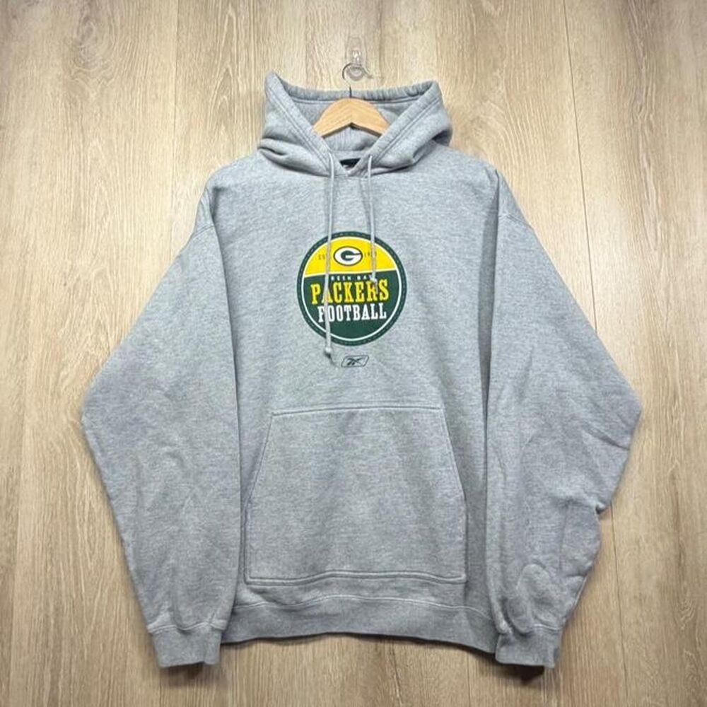Reebok Men's Grey Hoodie